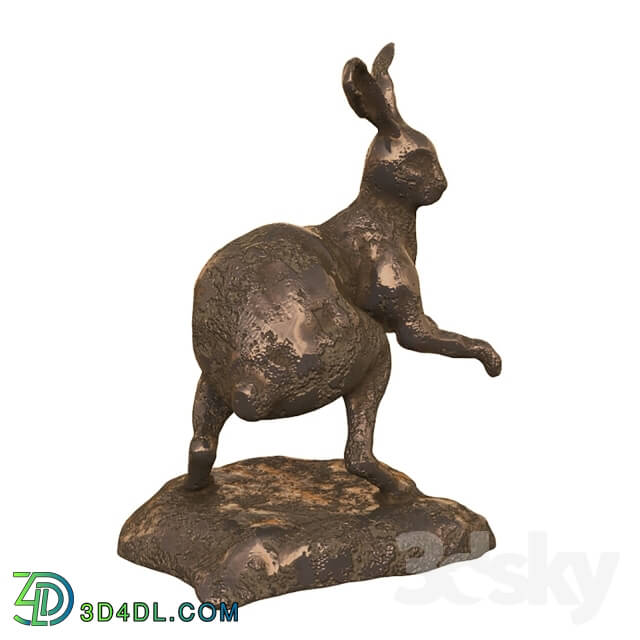 Sculpture - rabbit figurine