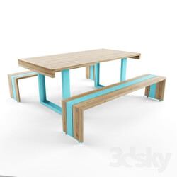 Table _ Chair - Table and Bench 