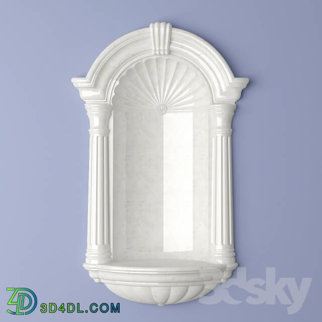 Decorative plaster - Classical niche.