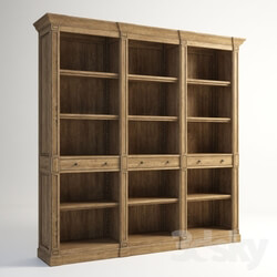 Wardrobe _ Display cabinets - GRAMERCY HOME - Aberdeen Triple Bookshelf 502.008L 