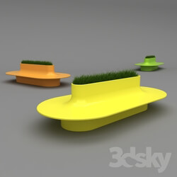 Other architectural elements - Modern bench 