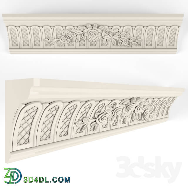 Decorative plaster - Ceiling cornice