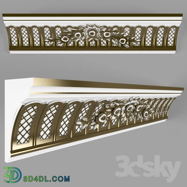 Decorative plaster - Ceiling cornice