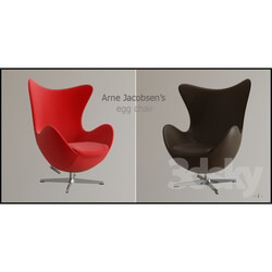 Chair - Arne Jacobsen Egg Chair 