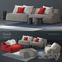 Sofa - sofa and armchair Baxter Damasco 