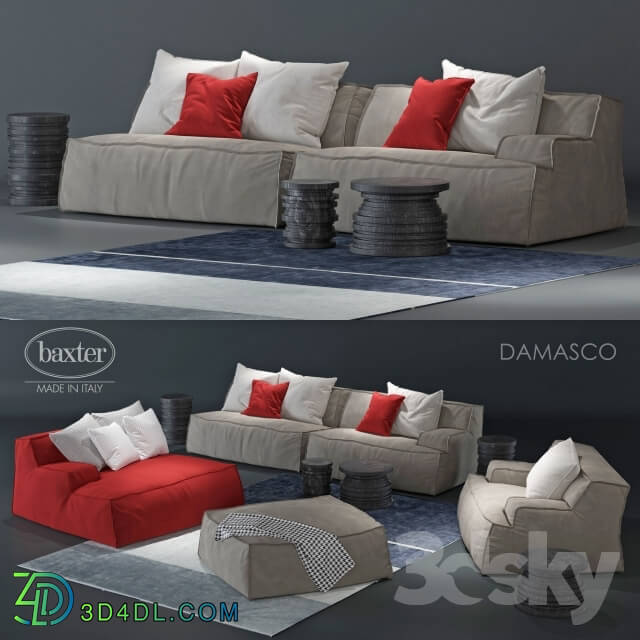 Sofa - sofa and armchair Baxter Damasco