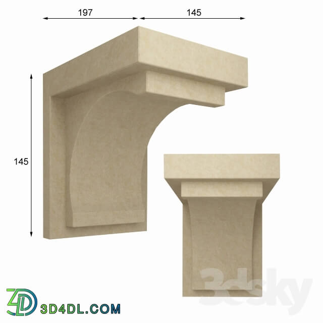 Decorative plaster - Bracket