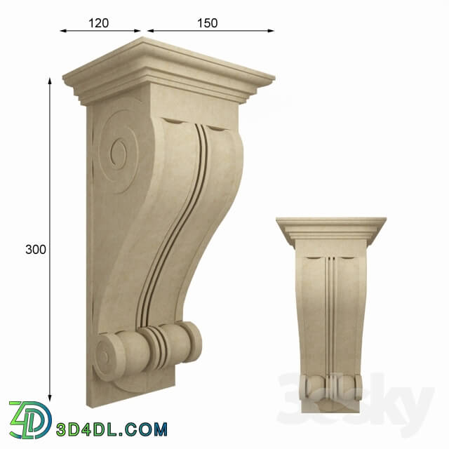 Decorative plaster - Bracket