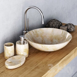 Wash basin - Washbasin marble mini 