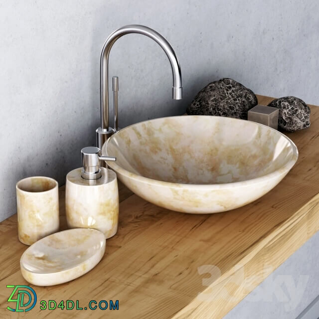 Wash basin - Washbasin marble mini