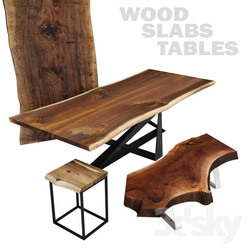 Table - Wood slabs tables 