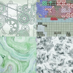 Wall covering - Wall_deco - Contemporary Wallpaper Pack 6 