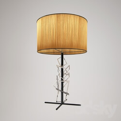 Table lamp - Custom Rhomboid Table Lamp - Porta Romana 