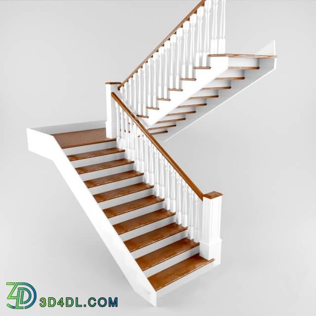 Staircase - staircase with balusters