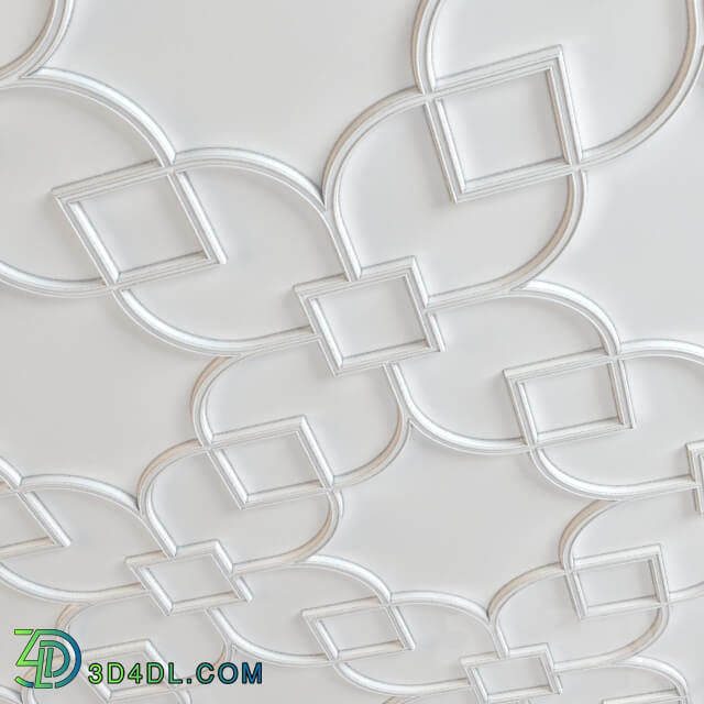 Decorative plaster - Ceiling pattern molding