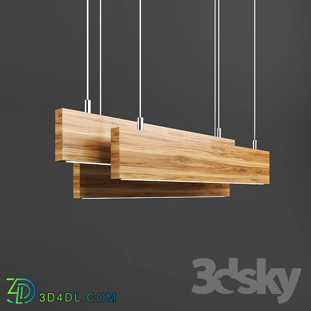 Ceiling light - Wooden Chandelier