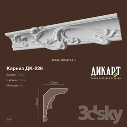 Decorative plaster - Dk-226_118Hx102mm 