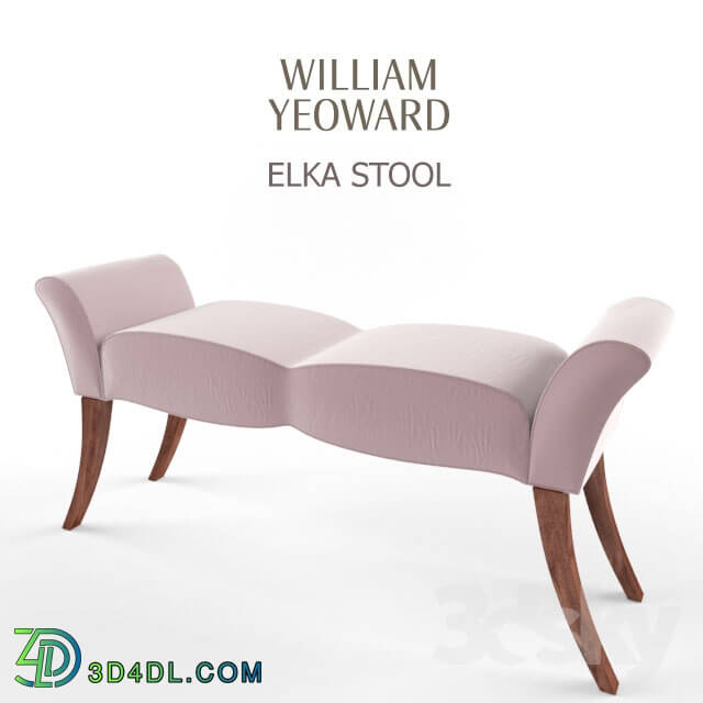 Other soft seating - Elka stool stool from William Yeoward