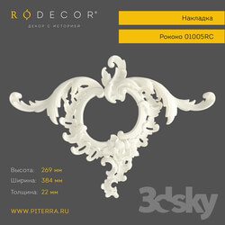 Decorative plaster - Cover plate RODECOR 01005RC 
