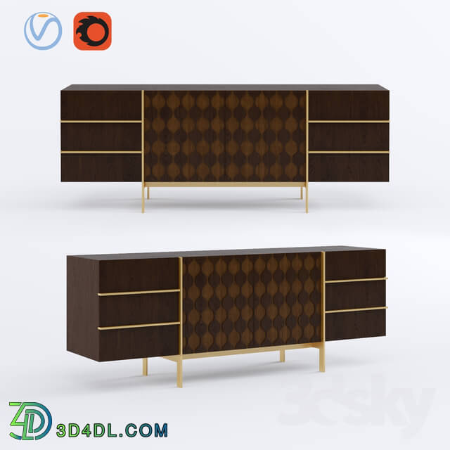 Sideboard _ Chest of drawer - Roche Bobois Trocadero Sideboard