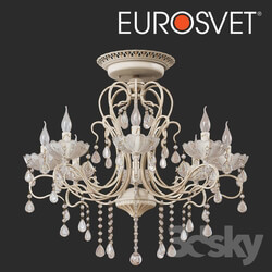 Ceiling light - OM Chandelier with crystal Eurosvet 12205_8 Etna 