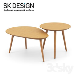 Table - OM Set of coffee tables Scale 