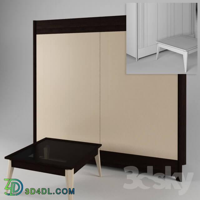 Wardrobe _ Display cabinets - Makran Chicago Cabinet and table