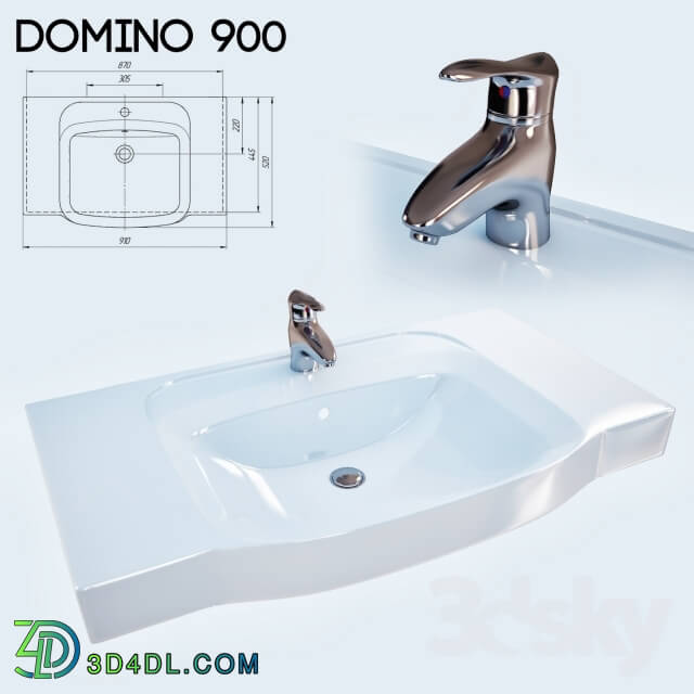 Wash basin - Domino washbasin