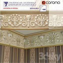 Decorative plaster - Cornice 189 