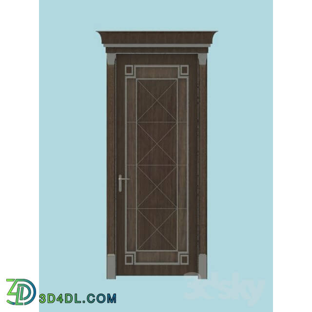 Doors - Door classic-dark wood