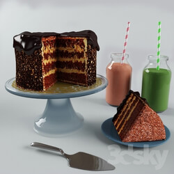 Food and drinks - Chocolate cake 