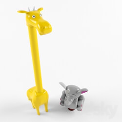 Toy - elephant _ giraffe toy 