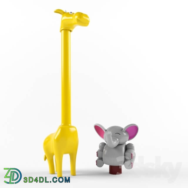 Toy - elephant _ giraffe toy