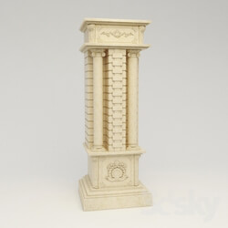 Decorative plaster - Column F001 