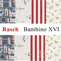 Wall covering - Wallpaper Rasch Bambino XVII 