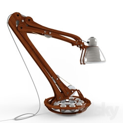 Table lamp - Light wood _ metal 