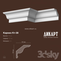 Decorative plaster - KT-38.135Hx150mm 