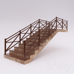 Staircase - country ladder 