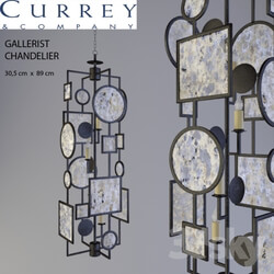 Ceiling light - Currey _ Company Gallerist Chandelier 