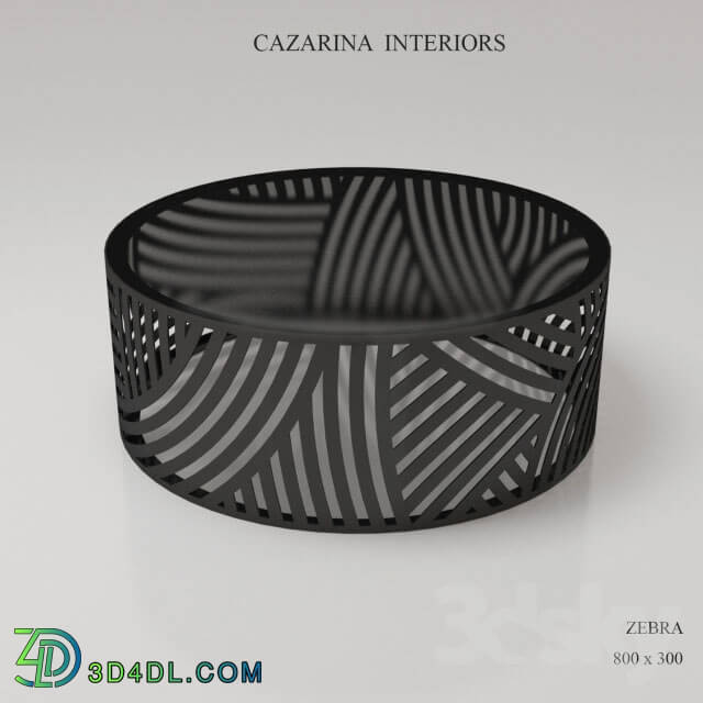 Table - Coffee table Zebra from Cazarina interiors