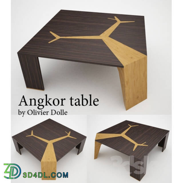 Table - Angkor table by Olivier Dolle