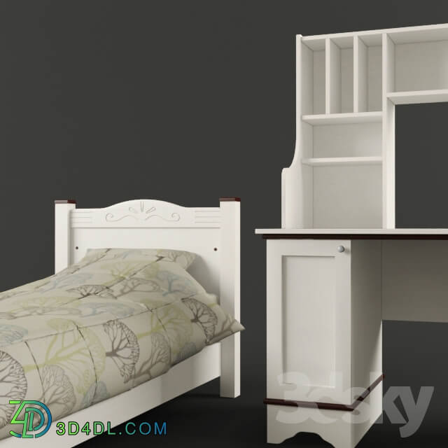 Bed - Children__39_s furniture set