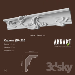 Decorative plaster - DK-226_143Hx116mm 
