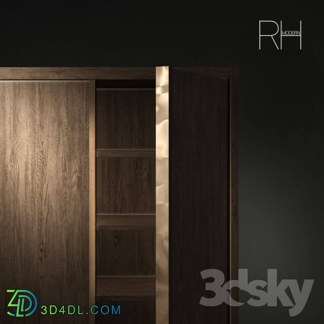 Wardrobe _ Display cabinets - RH _ BEZIER CABINET