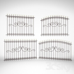 Other architectural elements - Fence sections 