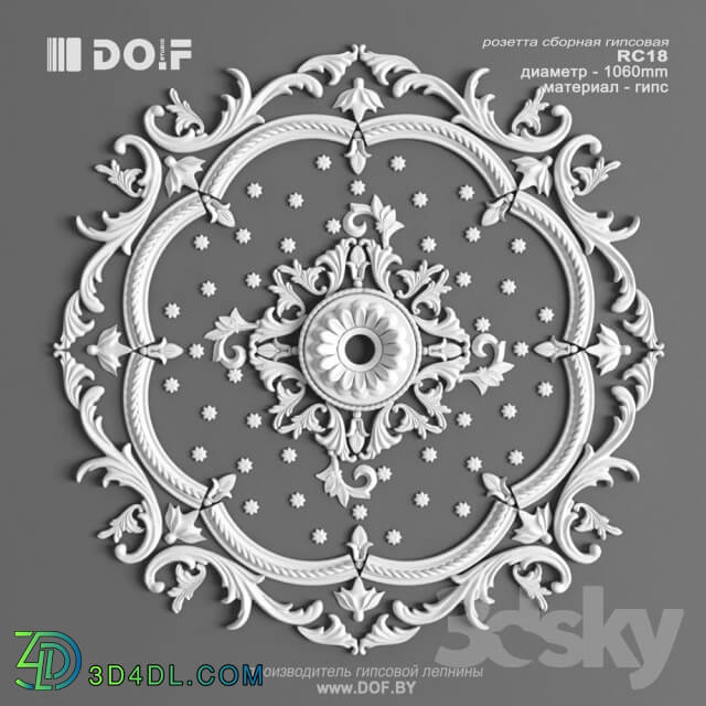 Decorative plaster - OM RC18_D1060_DOF