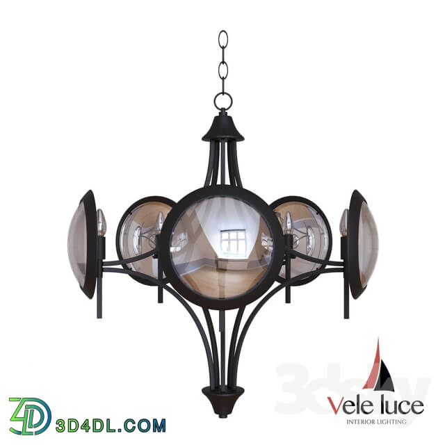 Ceiling light - OM Suspended chandelier Vele Luce LaLuna VL1142L05