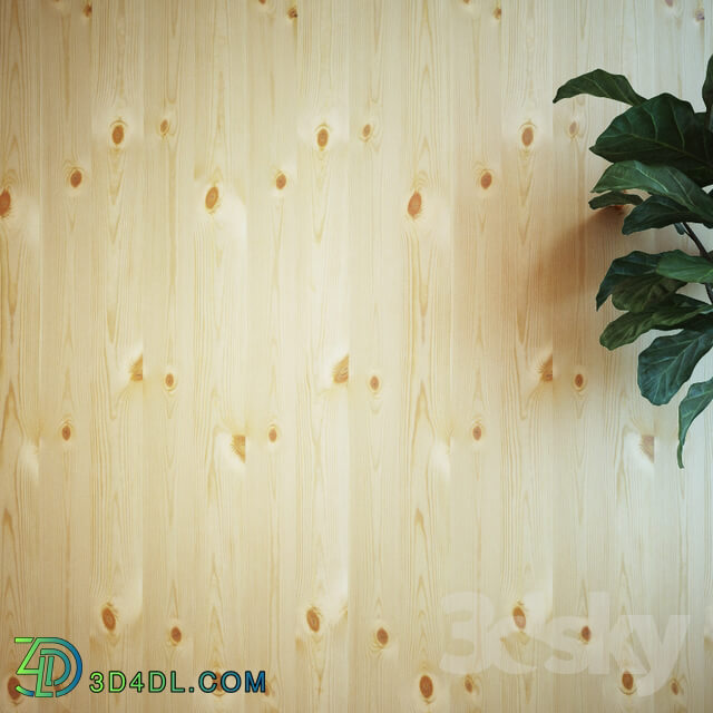 Wall covering - Knotted Pine Veneer