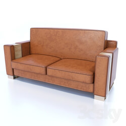 Sofa - leather sofa 