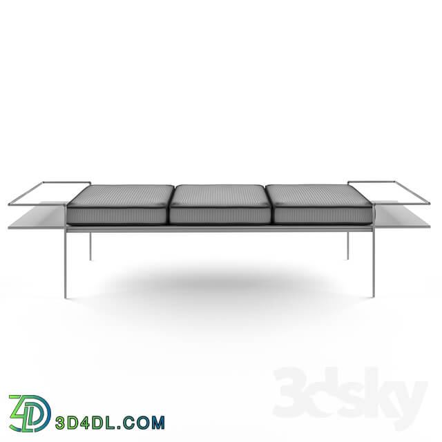 Other soft seating - Steel and Wood Bench